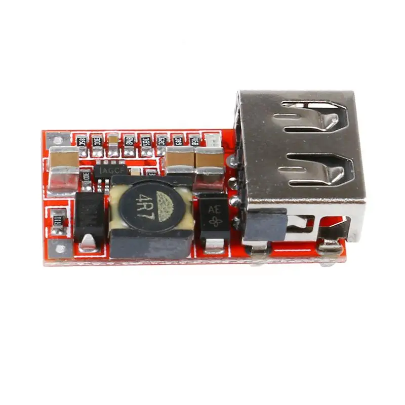 6-24V 24V 12V to 5V USB Step Down Module DC-DC Converter Phone Charger Car Power Supply Module Efficiency 97.5% Buck Module (6)