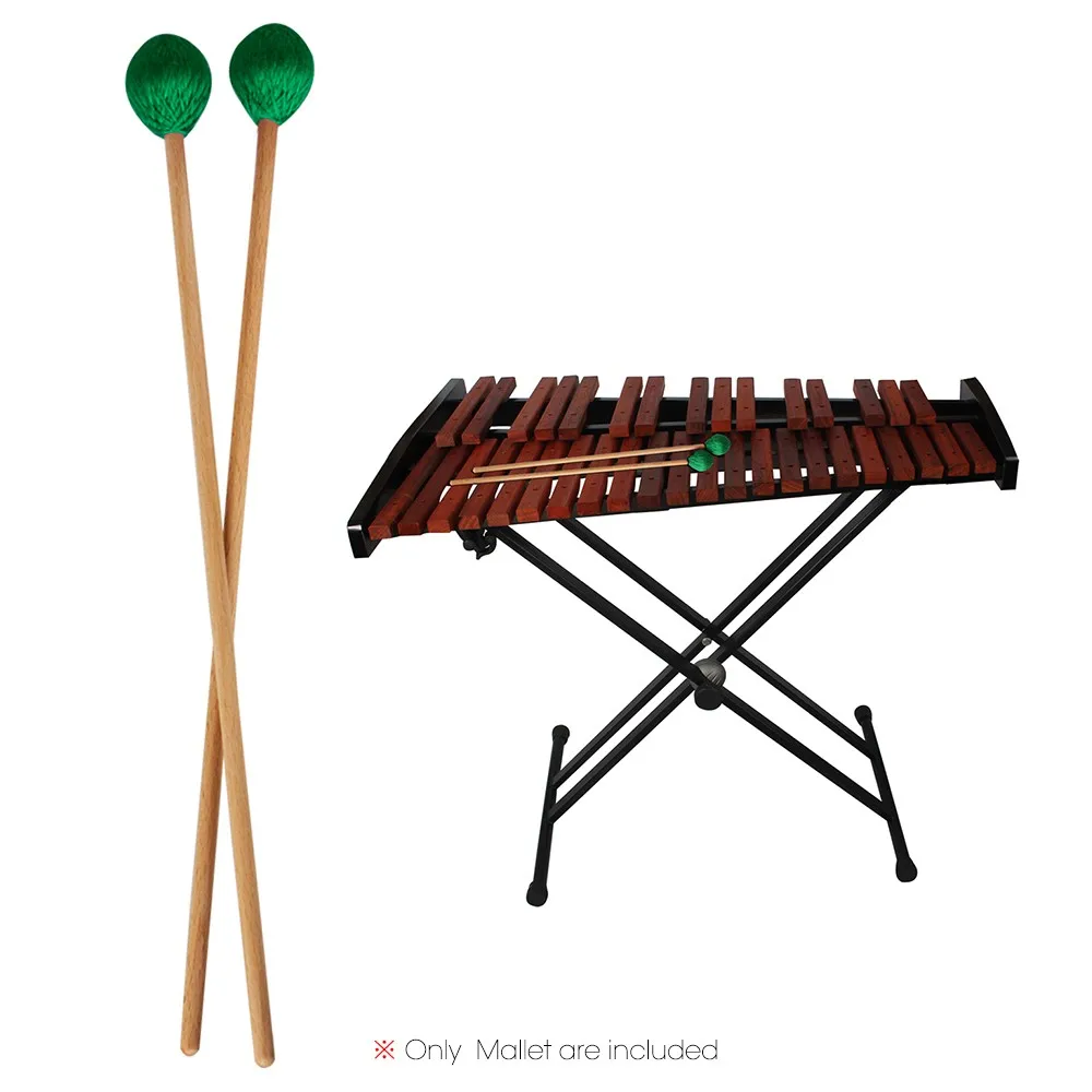 Средний маримба палка Mallets ксилофон glockenspel Mallet комплект перкуссии музыкальные аксессуары Mallets для профессионалов любителей