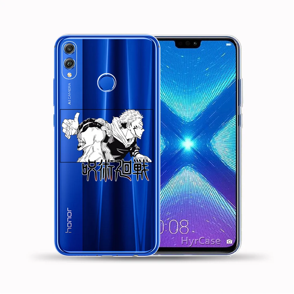 huawei silicone case Cửu Âm Chân Kinh Kaisen Anime Dễ Thương Ốp Lưng Điện Thoại Huawei Honor 30 9 10 20 10X Lite Pro 10i 20i 8X 9X y9 NOVA 3 3I Mềm Mại Ốp Lưng Silicon waterproof case for huawei Cases For Huawei