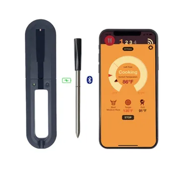 

Kitchen Oven Thermometer Wireless Bluetooth BBQ Meat Food Cooking Steak Thermometer Barbecue Accessories