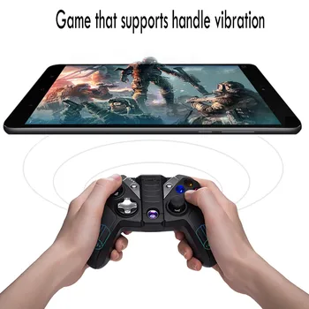 

Wireless Bluetooth + USB Wired Gaming Controller Gamepad for Android IOS NOT Include 2.4G Recevier For smartphone Tablet Bracket