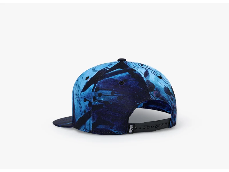 NUZADA высокое качество эксклюзивный дизайн 3D печать для мужчин и женщин пара хип хоп кепки весна лето осенние шапочки Внутренний двойной слой