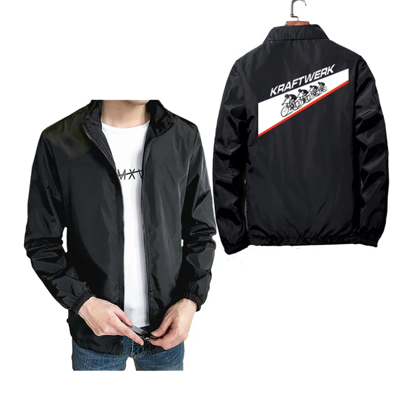 KRAFTWERK TOUR Men's pilot jacket FRANCE large size techwear bomber steampunk winter canvas for men | Мужская одежда