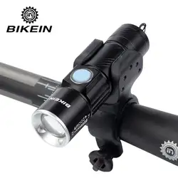 BIKEIN A51LT водонепроницаемый USB Перезаряжаемый передний светильник для горного велосипеда супер яркий светодиодный головной светильник для