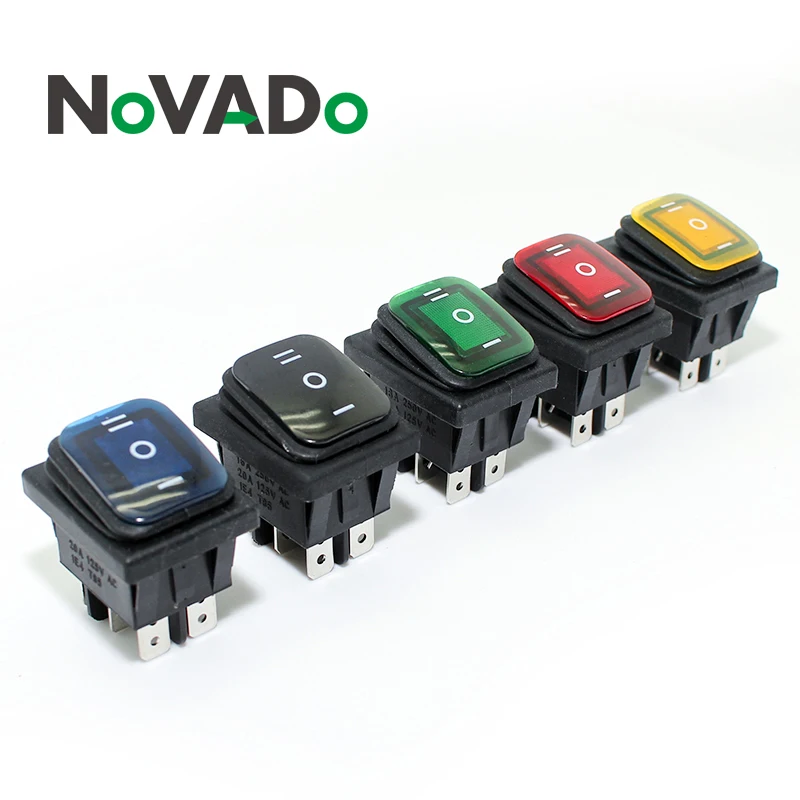 10 шт. вкл/выкл на 30A/250V Heavy Duty 6 контактный DPDT IP67 Водонепроницаемый T85 авто лодка