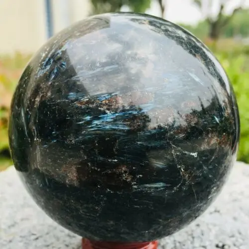 

220-250g Natural astrophyllite quartz crystal"fireworks stone"the ball Healing