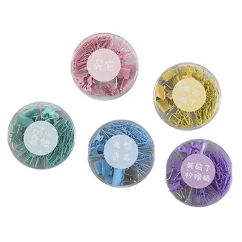 

94pcs/box Metal Clip Large-headed Binder Clips Office Supplies Combination Set