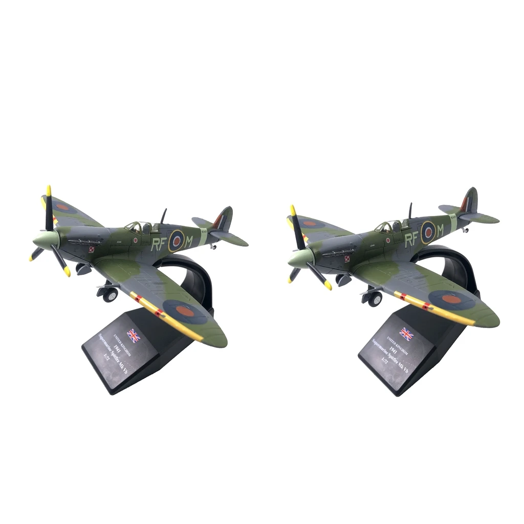 Set of 2 1/72 Alloy Aircraft  Fighter UK Air Force  Model Toys Kids Gift