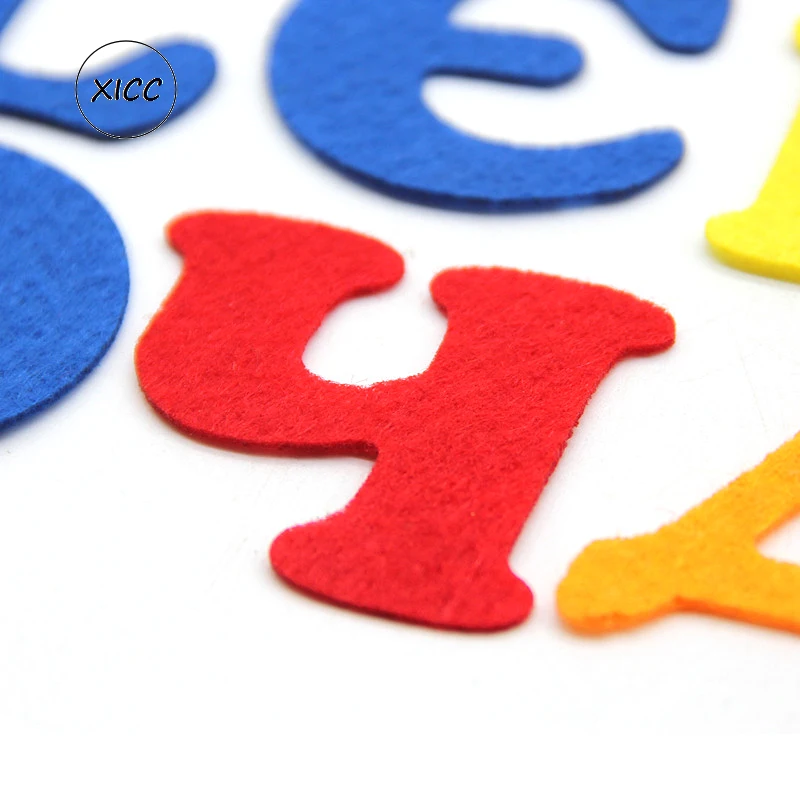 TN 33pcs Russian Letters Felt Alphabet Learnig For Early Childhood Education Kids Nonwoven Alphabet Teaching Handwork Craft Vilt