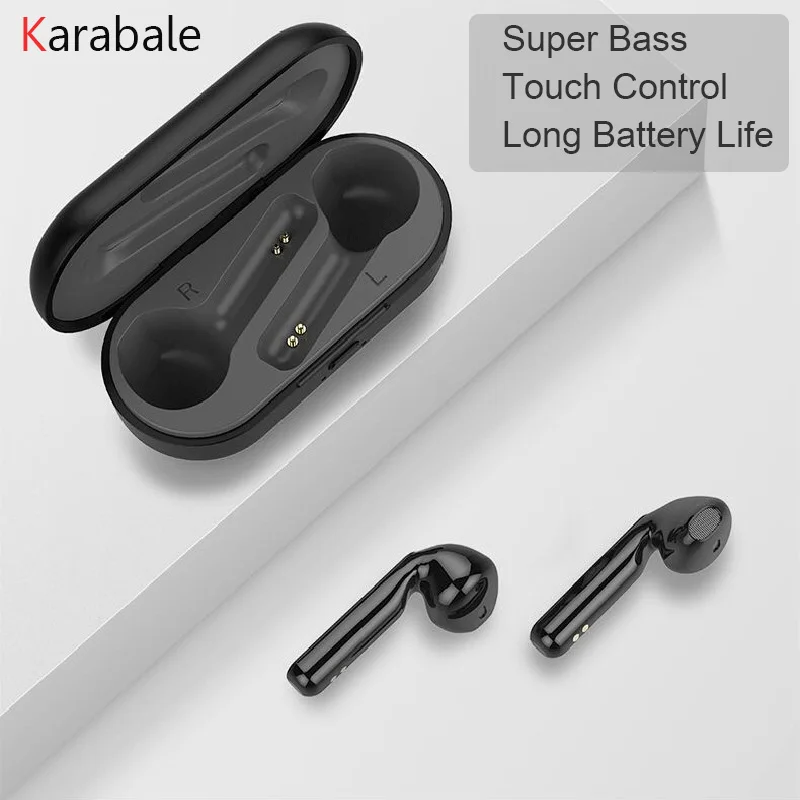 L8 TWS Wireless Bluetooth 5.0 Earphones HD Sound Mini Gaming Earphone Super Bass Auto Turn On/Off W/ Mic | Электроника