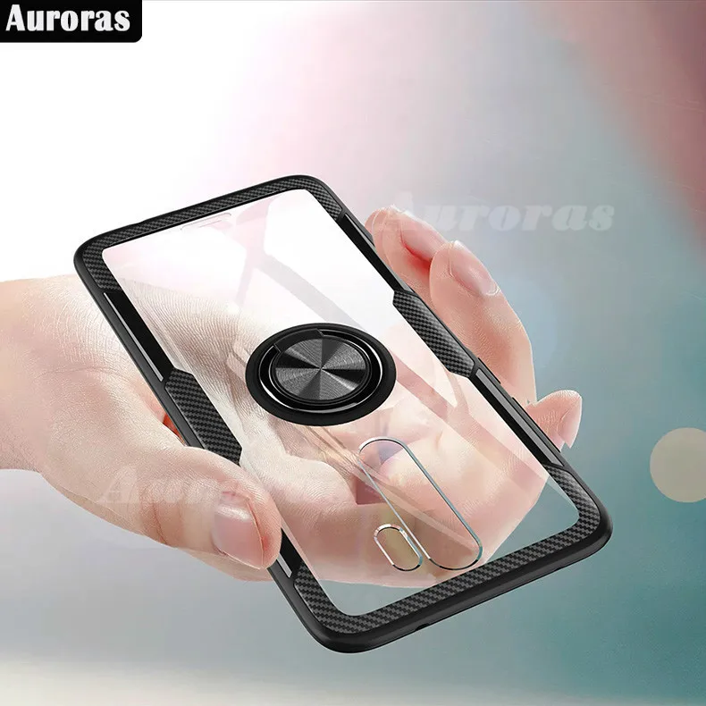 Auroras For Redmi Note 8 Pro Case Shockproof Magnetic Ring Protective Back Cover 7 Car Stand | Мобильные телефоны и