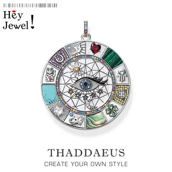 Pendants Amulet Magical Lucky Symbols Attract All Eyes,2021 Summer New Jewelry 925 Sterling Silver Accessorie Gift For Women Men