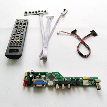 

For B133XW03/B133XW04/B133XW07 HDMI VGA USB RF Remote WLED notebook PC 13.3" LVDS 40Pin 1366*768 display controller card DIY kit