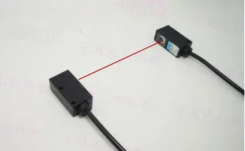 

1PCS NEW Square laser photoelectric sensor visible light on the laser beam to shoot the photoelectric switch NPN