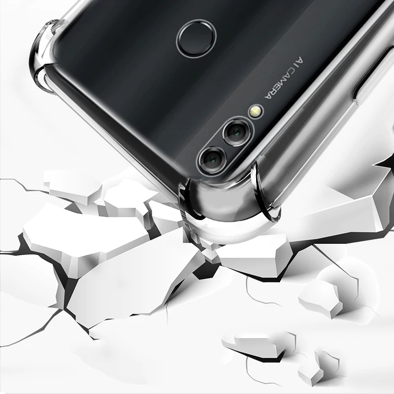 Защитный чехол с воздушной подушкой для Honor 8X Мягкий защитный телефона Huawei 8 s 8a A C X