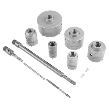 

Top-Electric Hammer Drill Wall Hole Opener Brick Wall Open Hollow Drill Bit Air Conditioning Water Pipe Puncher