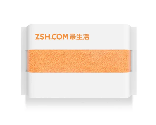 Xiaomi ZSH Young Series полотенце полиэфирное антибактериальное хлопок высокоабсорбирующее полотенце банное полотенце для лица 5 цветов - Цвет: Orange
