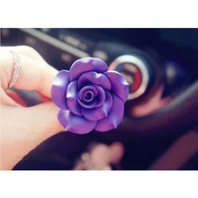 Автомобильный ароматизатор на клипсе цветочный Декор освежитель воздуха автомобильный Кондиционер воздуха вентиляционные твердые духи запах диффузор аксессуары