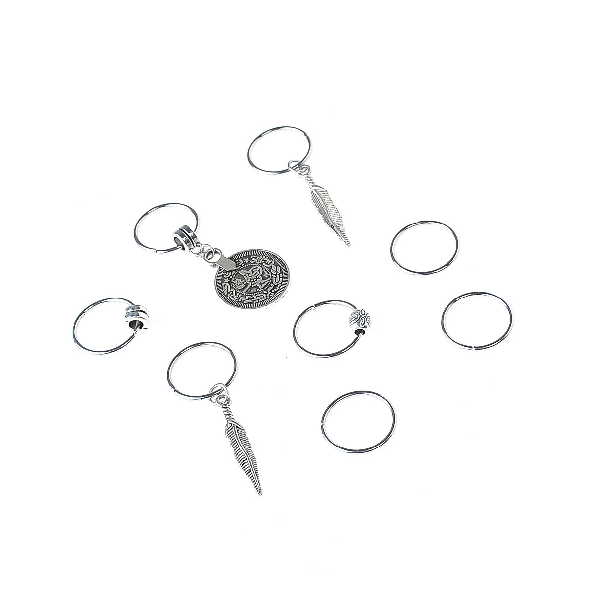Ancient silver-8pcs 5/iPhone 7 Plus/8 шт. Ретро Для женщин девочек зажим для волос, шпильки для волос в форме имитации жемчуга Свадебные Шпильки Инструменты для укладки волос Принадлежности для плетения - Цвет: Ancient silver-8pcs