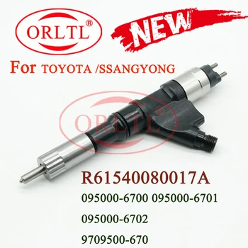 

ORLTL R61540080017A Fuel injector R61540080017 A06K06116 Nozzle 095000-6700 095000 670 9709500-670 for Ssangyong T0YOTA - HOWO