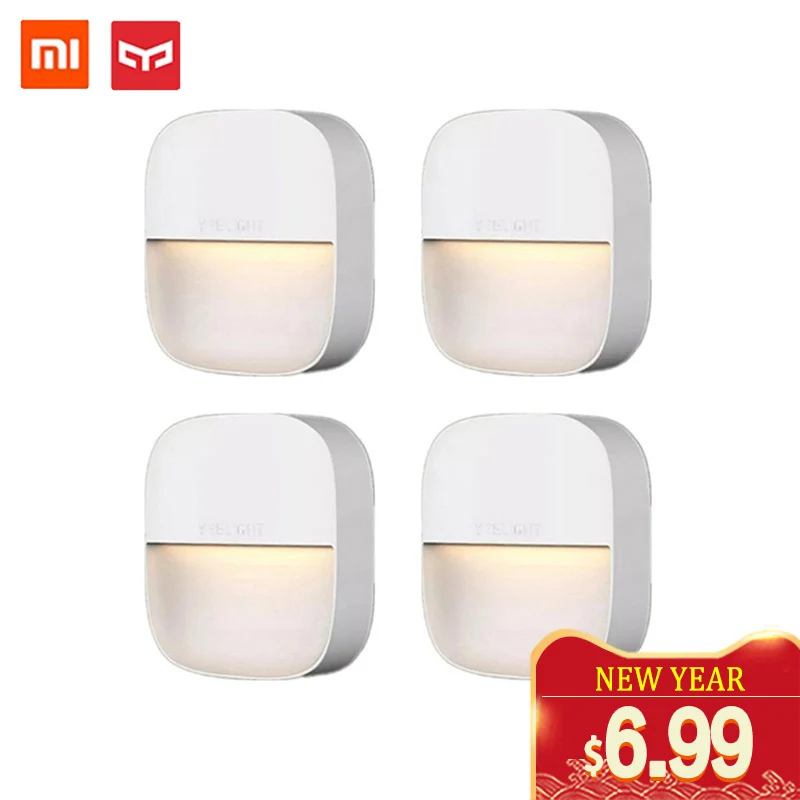 Йи светильник Ночной светодиодный индукционный с Управление Сенсор Спальня