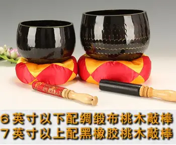 

great sound music instrument bells Buddhism Black copper Buddha sound bowlmultiplier celebrates potBuddhist