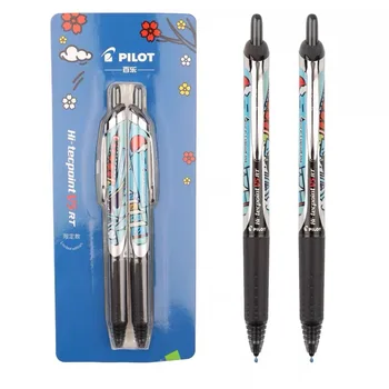 

New! Japanese PILOT BXRT-V5 2pcs Gel Pens Set With Pencil Case Tokyo Olympic Game Limited Cute Gel Pen Kawaii Pen Stationary