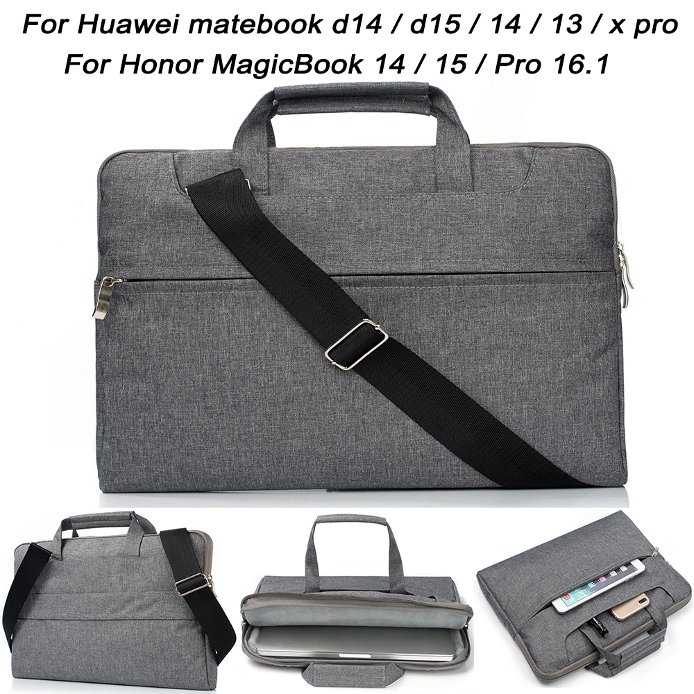 2020 многофункциональная сумка на плечо для Huawei matebook D14 D15 13 14 9 &quot15 6&quot Сумка Honor