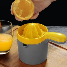 Ручная Соковыжималка для фруктов, ручная соковыжималка для лимона, апельсиновый цитрусовый соковыжималка с вращением на крышке, бытовая соковыжималка, Ручной пресс для чашки, кухонные инструменты