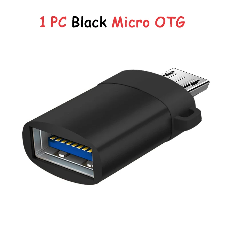 Адаптер Micro USB 3 0 OTG 2 шт. переходник со штекера на гнездо для Samsung Xiaomi Honor Huawei Redmi OPPO