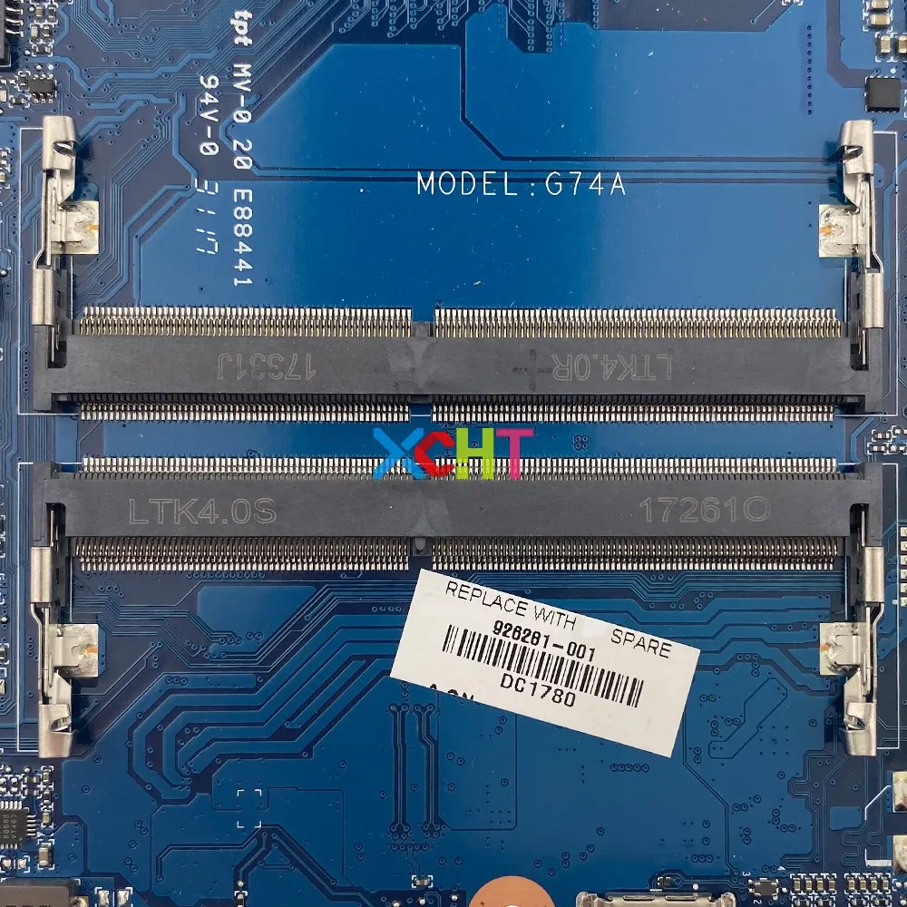  926281-001 926281-601 DAG74AMB8D0 w i5-7200U CPU w 940MX/4GB GPU for HP Pavilion Laptop 15T-CC000 1