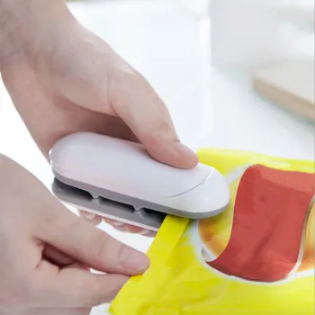 

VOGVIGO Portable Mini Sealing kitchen Household Machine Heat Sealer Capper Food Saver For Plastic Bags Package Mini Gadgets