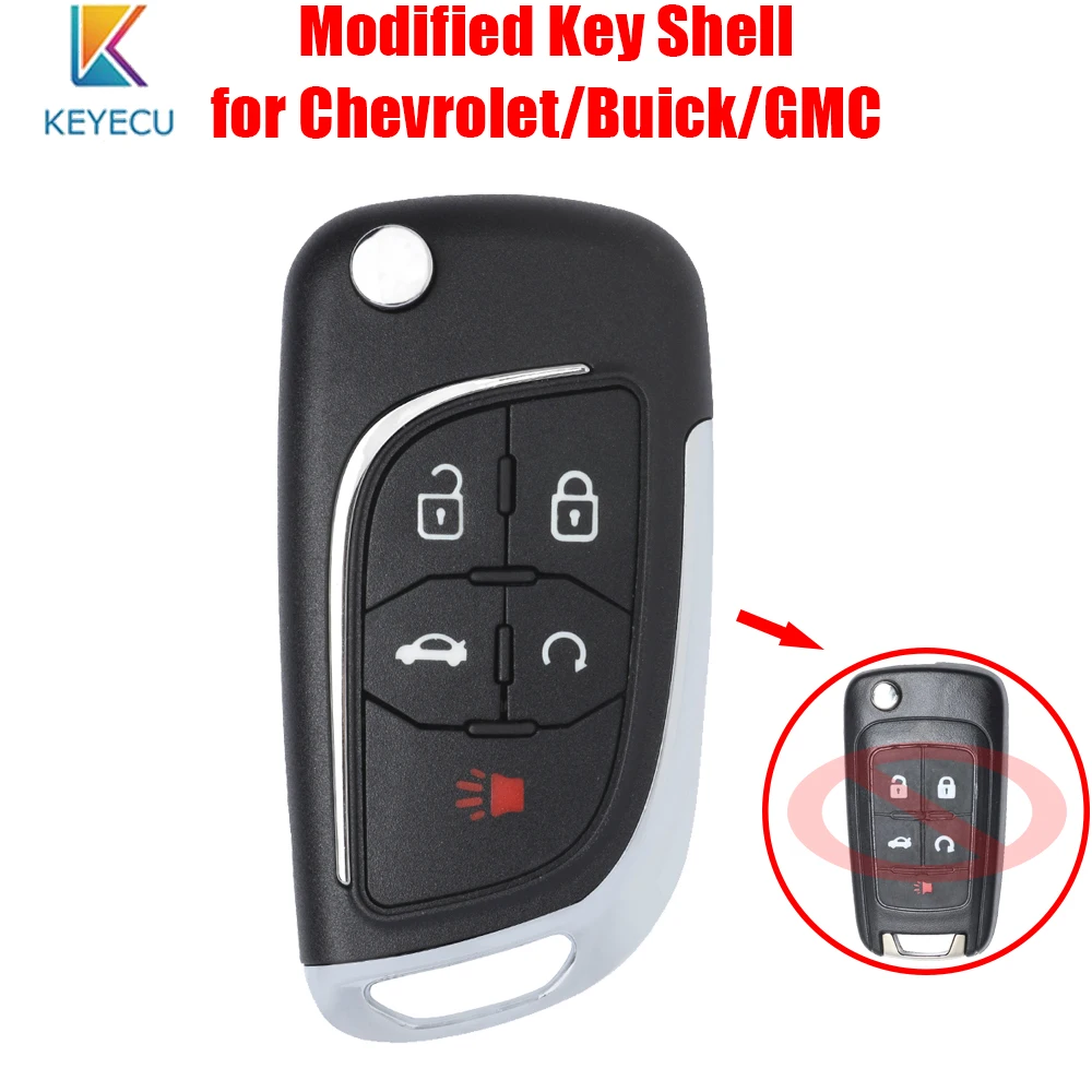 Модифицированный чехол KEYECU для автомобильного ключа с дистанционным