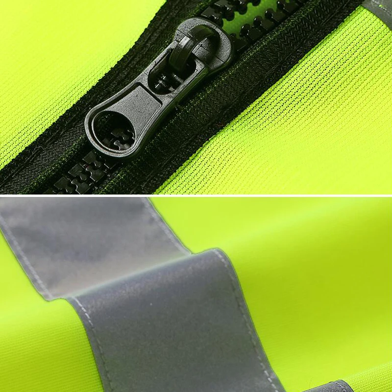 Reflective Vest with Reflective Polyester Fabric  safety clothing  Free shipping