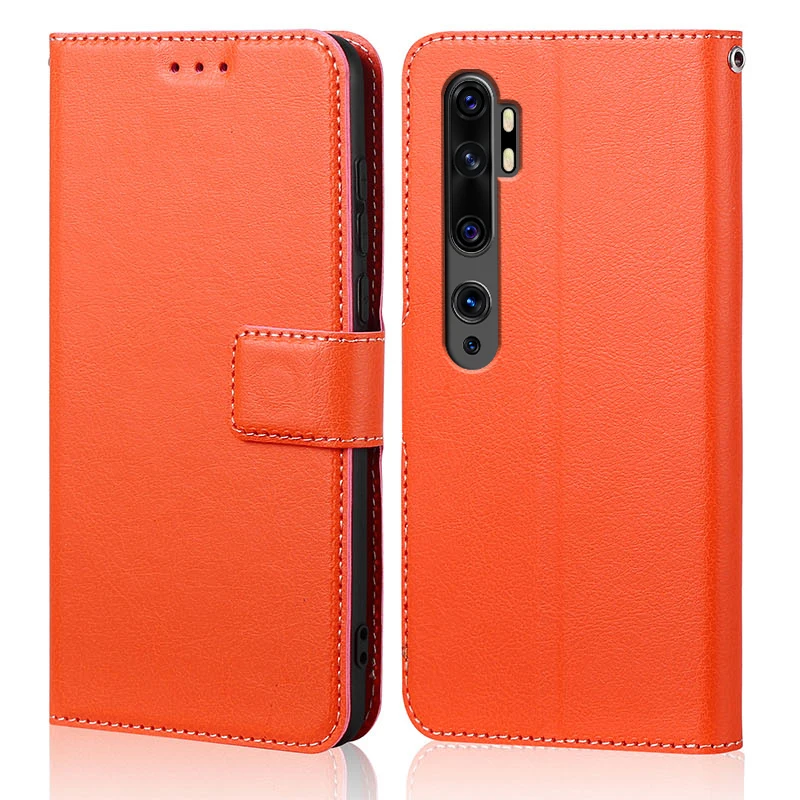 xiaomi leather case charging For Xiaomi Mi Note 10 Case for Mi Note 10 Pro flip PU leather wallet Phone Case For Xiaomi Mi CC9 Pro Case with card holder xiaomi leather case color