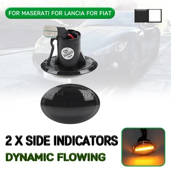 

Car LED Dynamic Side Marker Light Flowing Turn Signal Light Lamp For Maserati for Lancia for Fiat 500 2007