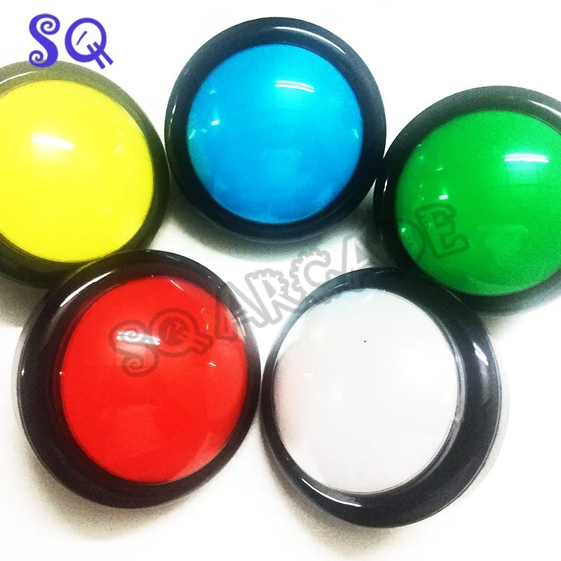 10 Pz 100Mm Pulsante Arcade Pulsante Led Micro Interruttore Momentaneo Illuminato 12V Pulsante Di Pressatura Interruttore Dancing Dj Machine