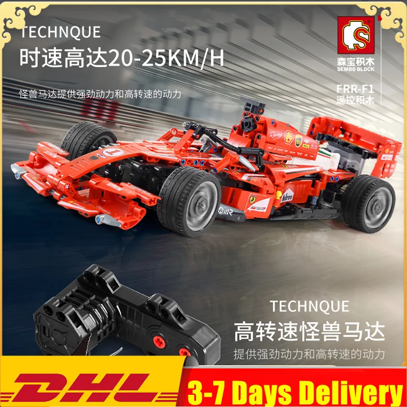 

IN Stock 701000 Technic Racing Car Compatible MOC Legoinglys Remote Control RC Electric Speed Model Building Blocks Toy