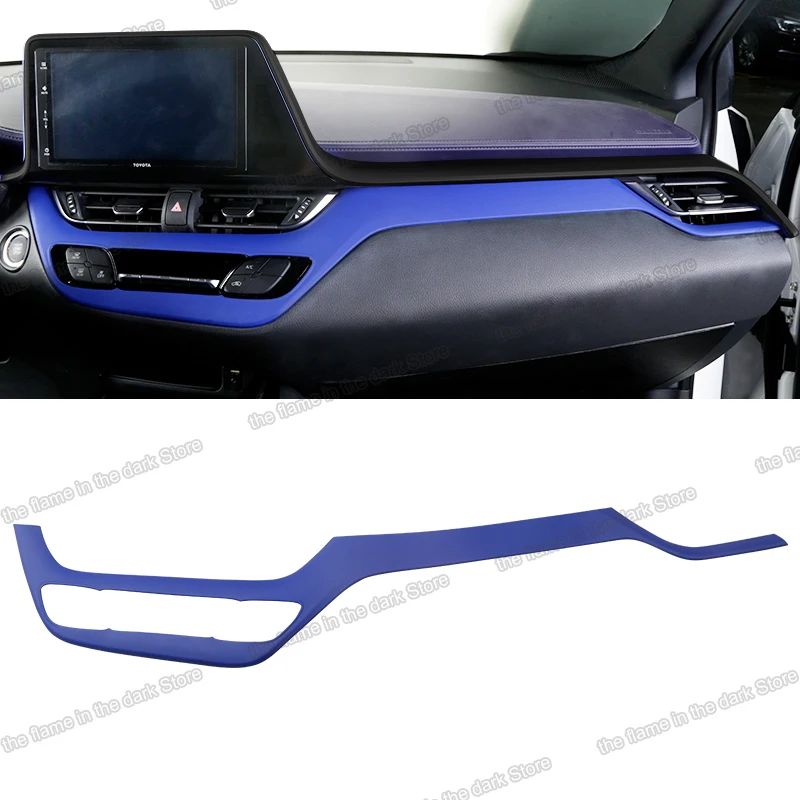 Lsrtw2017 углеродное волокно abs Автомобильная приборная панель trims для toyota chr 2017 2018 2019