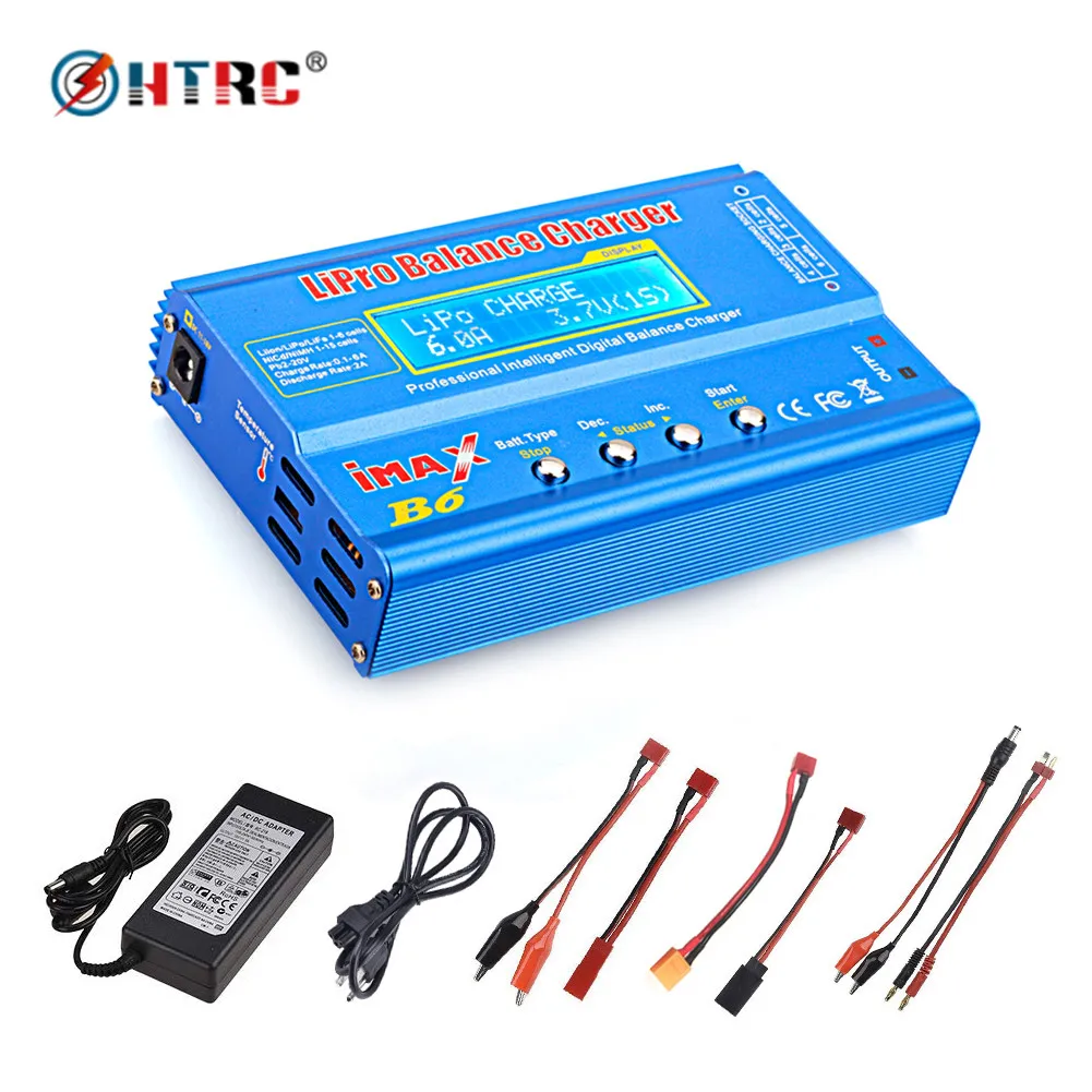 

iMAX B6 80W RC Charger Lipo NiMh Li-ion Ni-Cd Battery RC IMAX B6 Lipro Discharger HTRC Digital Balance Charger