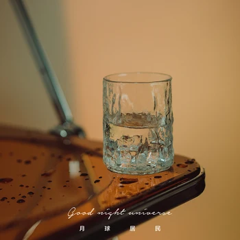 

European Creative Glass Cup Dessert Modern Art Whiskey Coffee Glass Cup Transparent Vodka Copos De Cerveja Drinkware DE50BZ