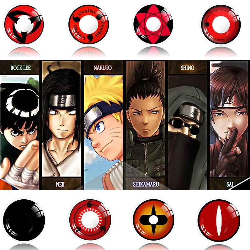 Mejores Ofertas Lentes de contacto de Anime para Cosplay mmQKMg1Vaeo