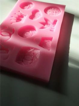 

Bag Crown X Letter Pattern Silicone Mould Baking Fondant Mould Chocolate Cake Decorating Mould Ultra Light Clay Biscuit Mould