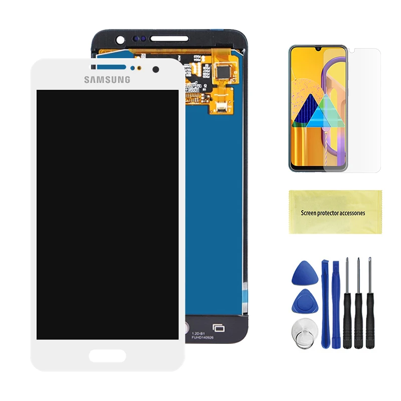 Tested TFT A300 LCD For Samsung Galaxy A3 A300 A3000 A300F LCD Display Touch Screen Assembly brightness Can adjust - Цвет: TFT White