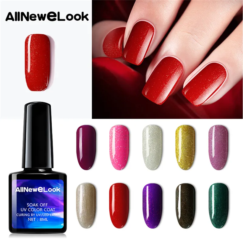 AllNeweLook гель Гель-лак для ногтей полу перманентность био-Гели Soak Off дизайн Маникюр