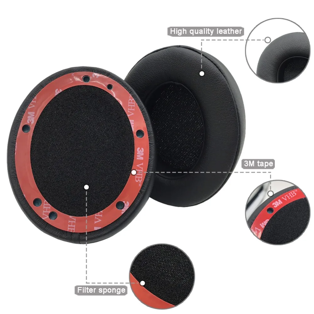 1 pair of Sleeve Earpads Earmuff Pillow Replacement Ear Pads for JBL EVEREST 700 Wireless BT Bluetooth V700BT Headphones