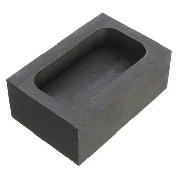 

5oz For Gold Home Casting Refining Black Portable Purity Graphite Multifunctional Durable Ingot Mold Single Hole Melting Scrap