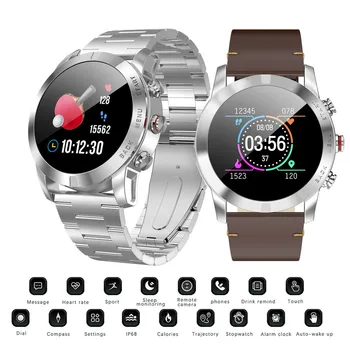 

2020 Smart Watch IP68 Waterproof Bluetooth 4.2 Smartwatch Heart Rate Monitoring Compass Sport Watches Women Men for Android IOS