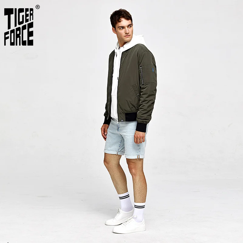 Tiger Force 2020 New Spring Men Bomber 