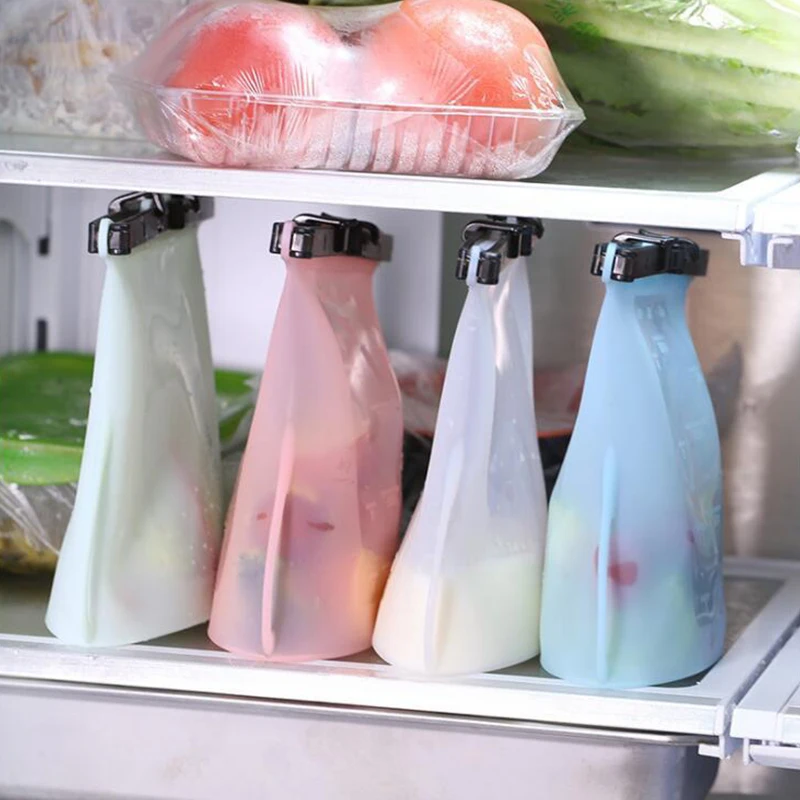 Holaroom портативная пищевая подкладка для сумки герметичная свежее Сохранение сумка для продуктов класса силиконовые фрукты овощи молоко пакет для замораживания